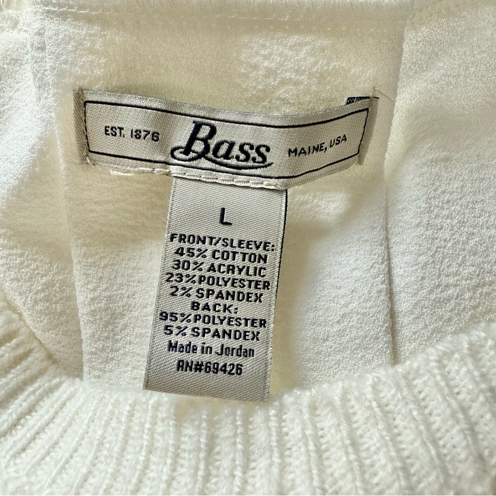 NEW Bass Inverted Pleat Back Sweater - Picture 5 of 6